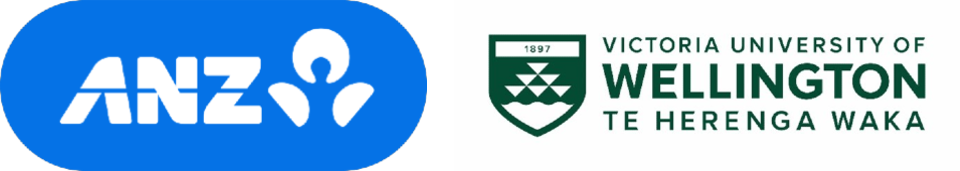 ANZ and VUW logos